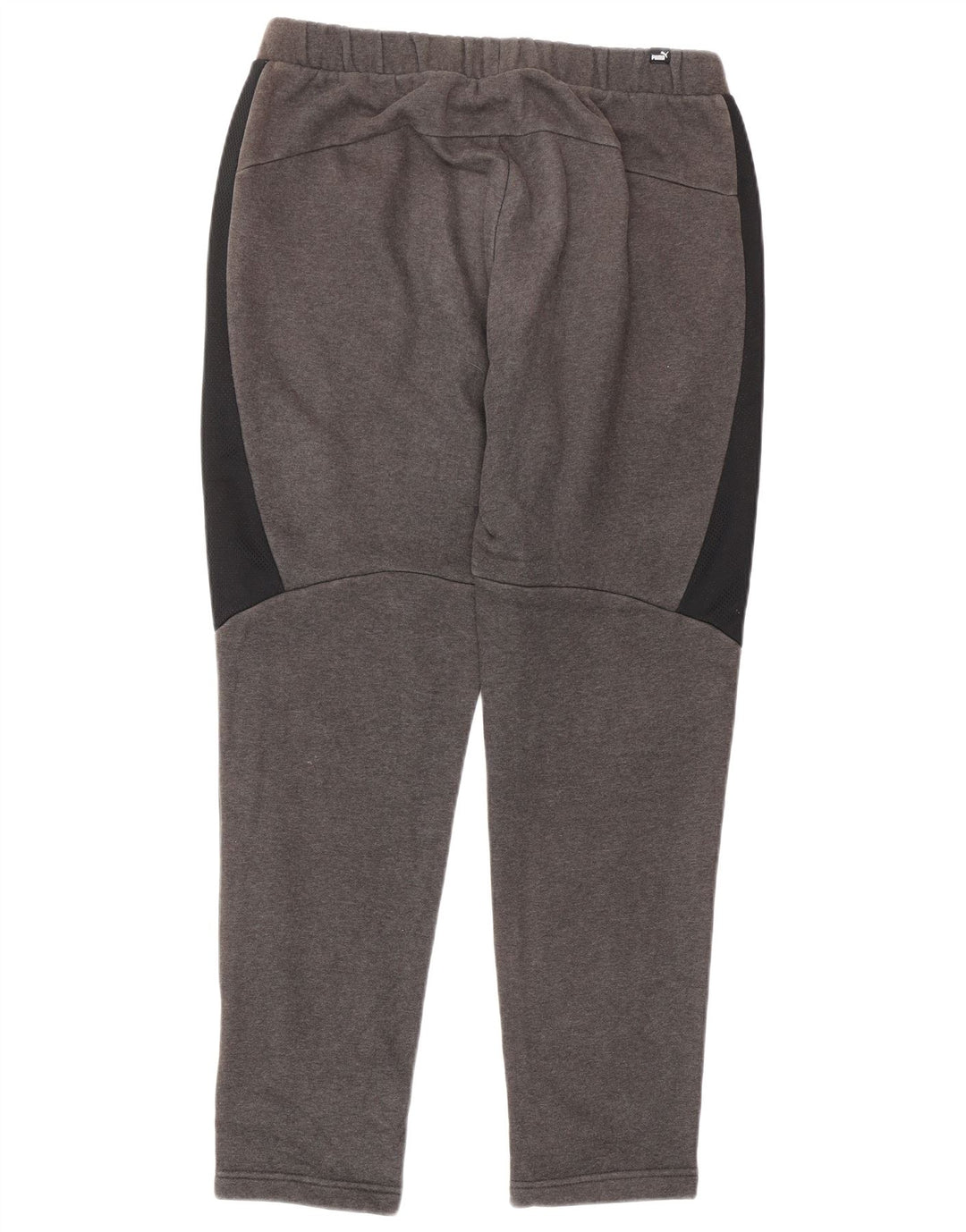 Pantaloni da tuta da uomo Puma in cotone color block grigio medio