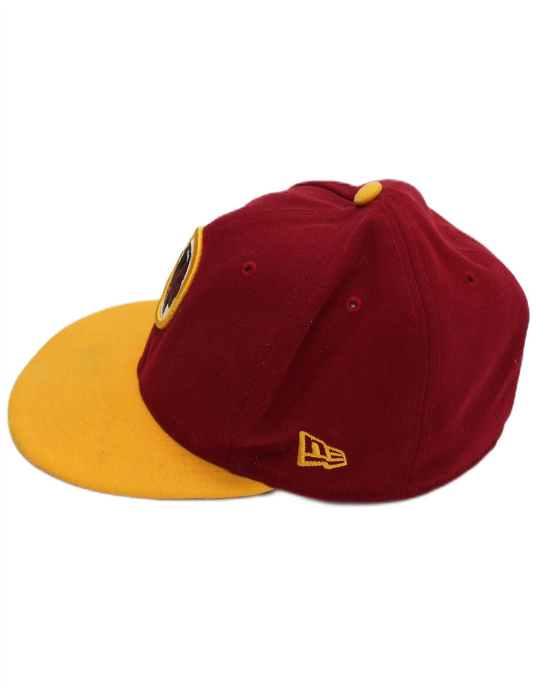 Berretto da baseball grafico da uomo New Era in poliestere color block bordeaux medio