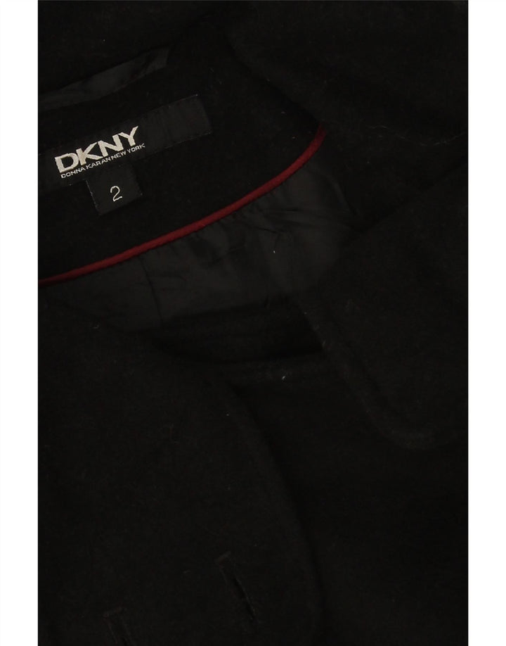Soprabito oversize da donna Dkny US 2 XS in lana nera