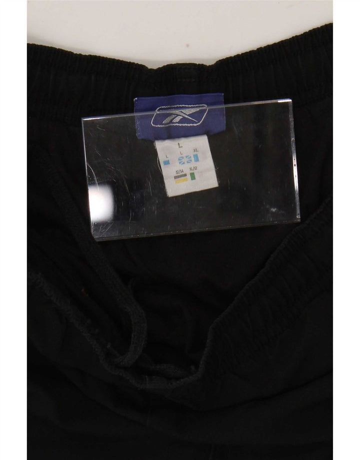 Pantaloni da tuta da uomo Reebok Joggers Large Nero Poliestere
