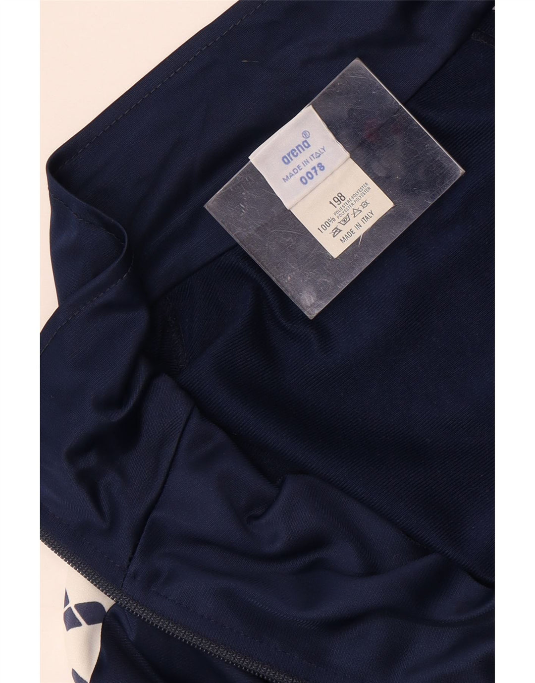 Giacca da ginnastica grafica da uomo Arena XL XL in poliestere color block blu navy