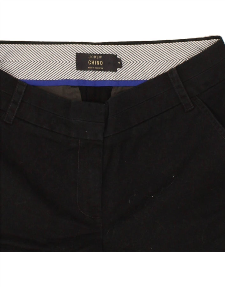 J. CREW Womens Chino Shorts US 4 Small W27  Black Cotton Vintage J. Crew and Second-Hand J. Crew from Messina Hembry 