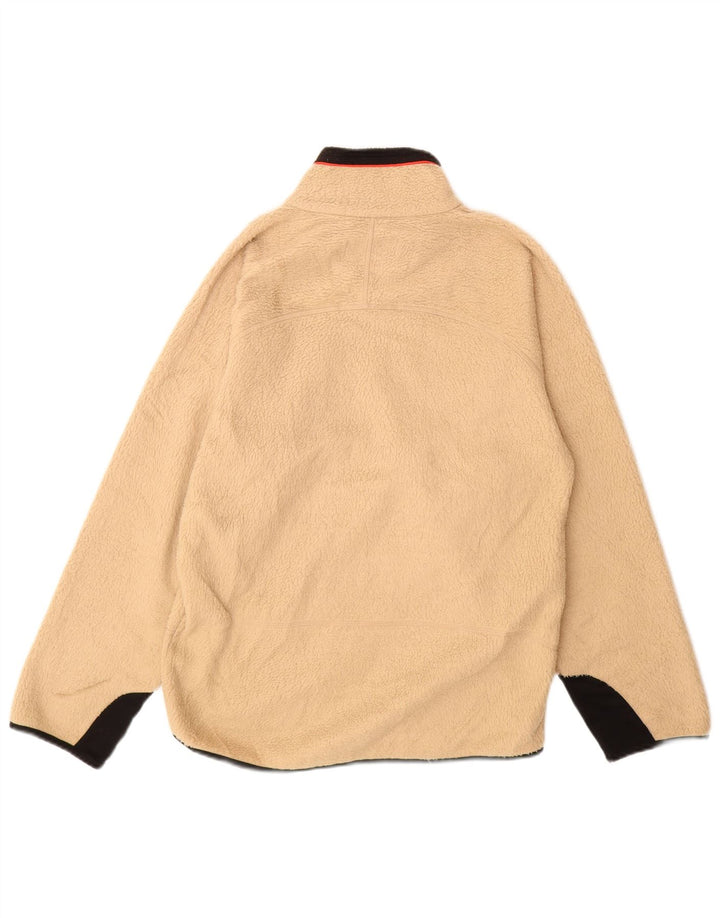 Giacca in pile Fila da uomo Italia UK 36 Small Beige Colourblock Poliestere