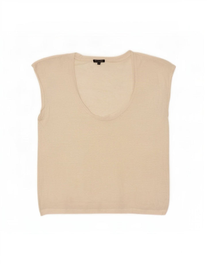 Canotta da donna Massimo Dutti UK 14 medio bianco sporco