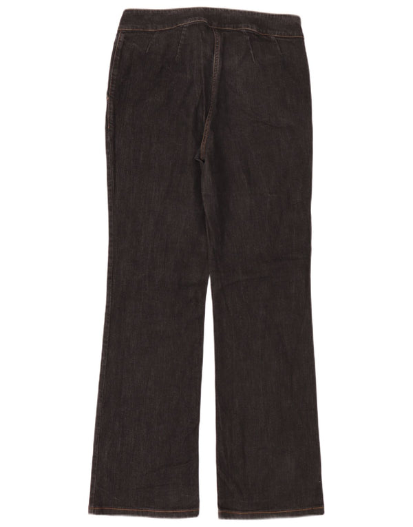 Jeans Trussardi Donna Bootcut W30 L32 Cotone Nero