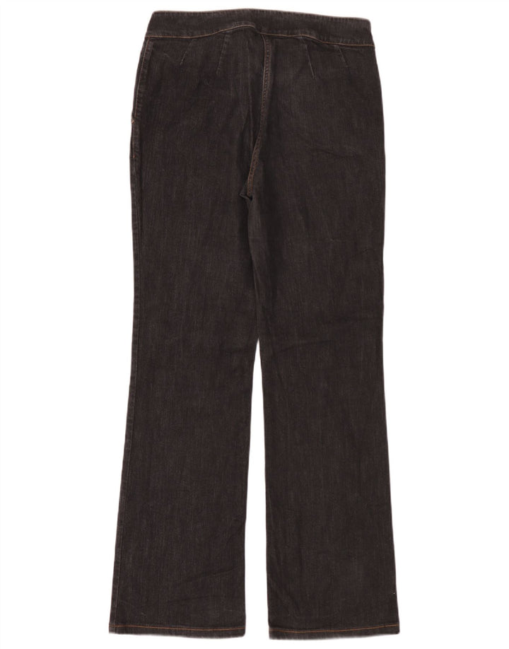 Jeans Trussardi Donna Bootcut W30 L32 Cotone Nero