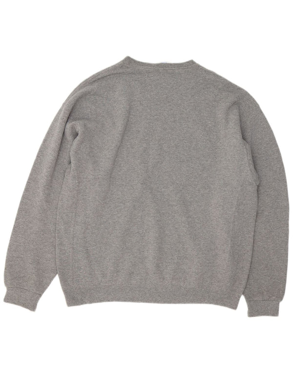 RUSSELL ATHLETIC Felpa da uomo Maglione XL Cotone grigio