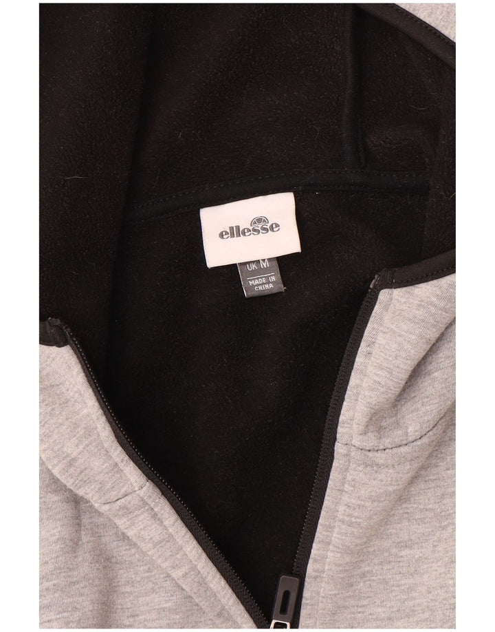 Maglione con cappuccio e zip da uomo Ellesse grigio medio