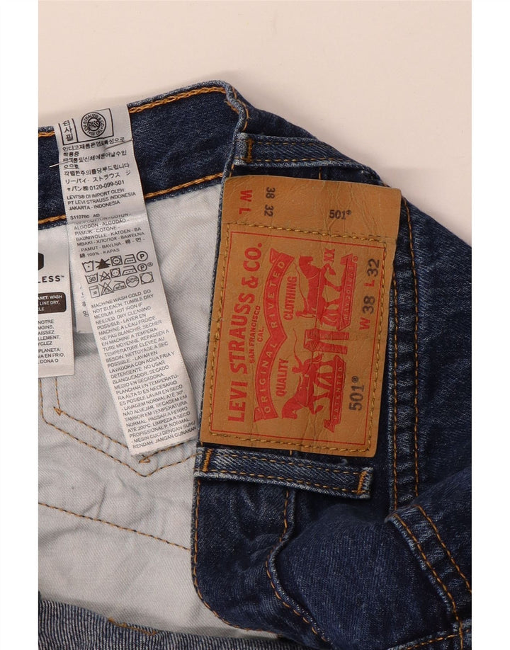 Levi's Uomo 501 Jeans dritti W38 L32 Cotone Blu