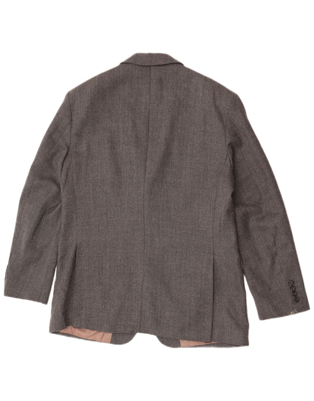 Giacca blazer a 2 bottoni da uomo Marks & Spencer UK 40 lana vergine grigio medio