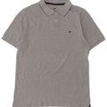 Polo LEE da uomo vestibilità regolare, taglia grande, in cotone grigio