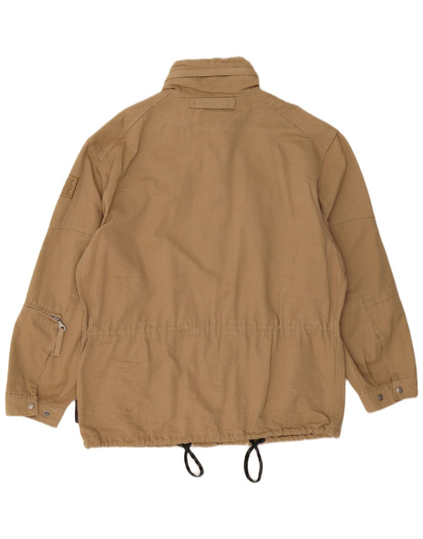 Giacca pratica da uomo con cappuccio Think Pink IT 52 XL Cotone beige