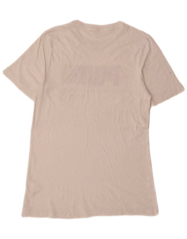 Puma Mens Graphic T-Shirt Top Small White