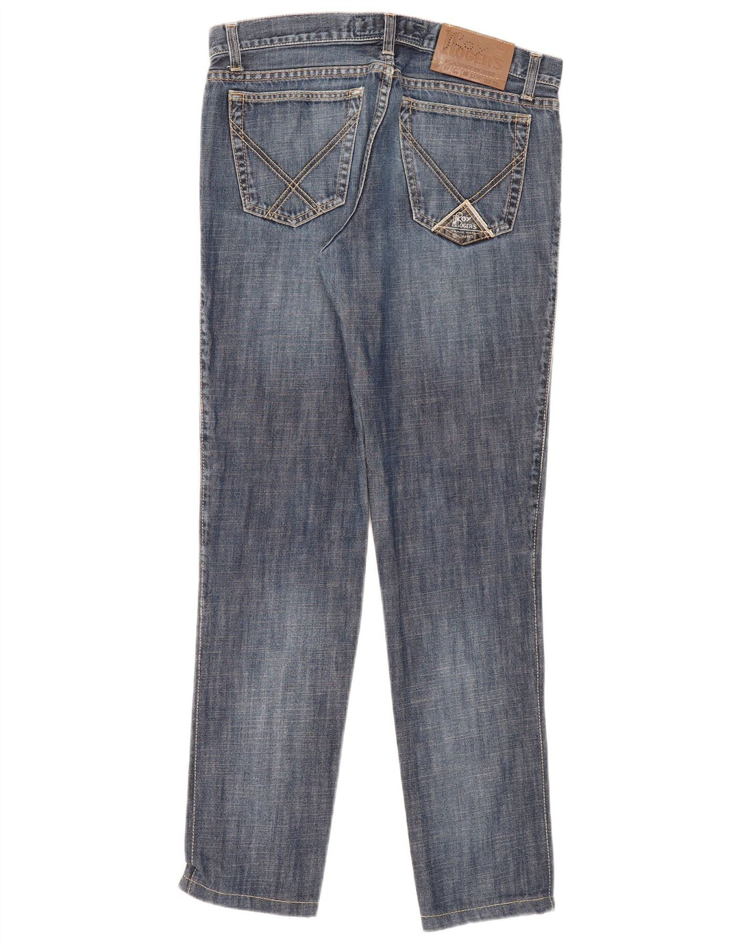 Jeans slim da donna Roy Rogers W31 L31 cotone blu
