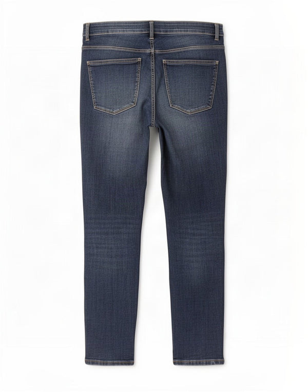 Jeans slim da donna Zara EU 42 Large W32 L27 Blu
