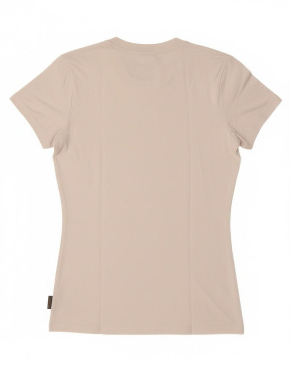 T-shirt da donna Nike Dri Fit Top UK 14 grande cotone bianco
