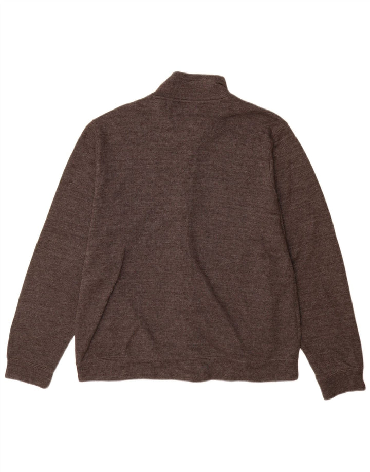 Maglione cardigan da uomo Pierre Cardin XL in cotone grigio