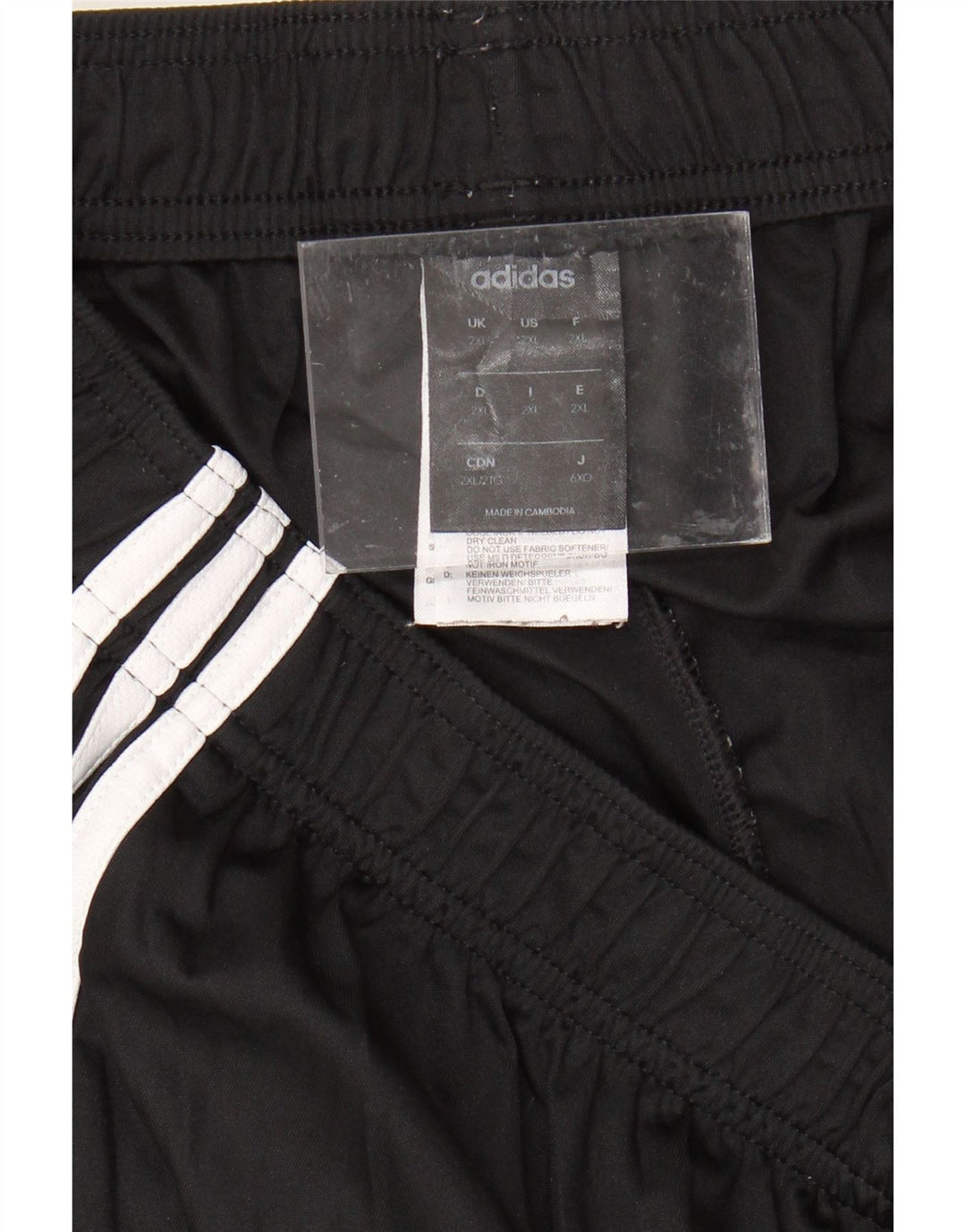 Pantaloncini casual da uomo ADIDAS 2XL poliestere nero