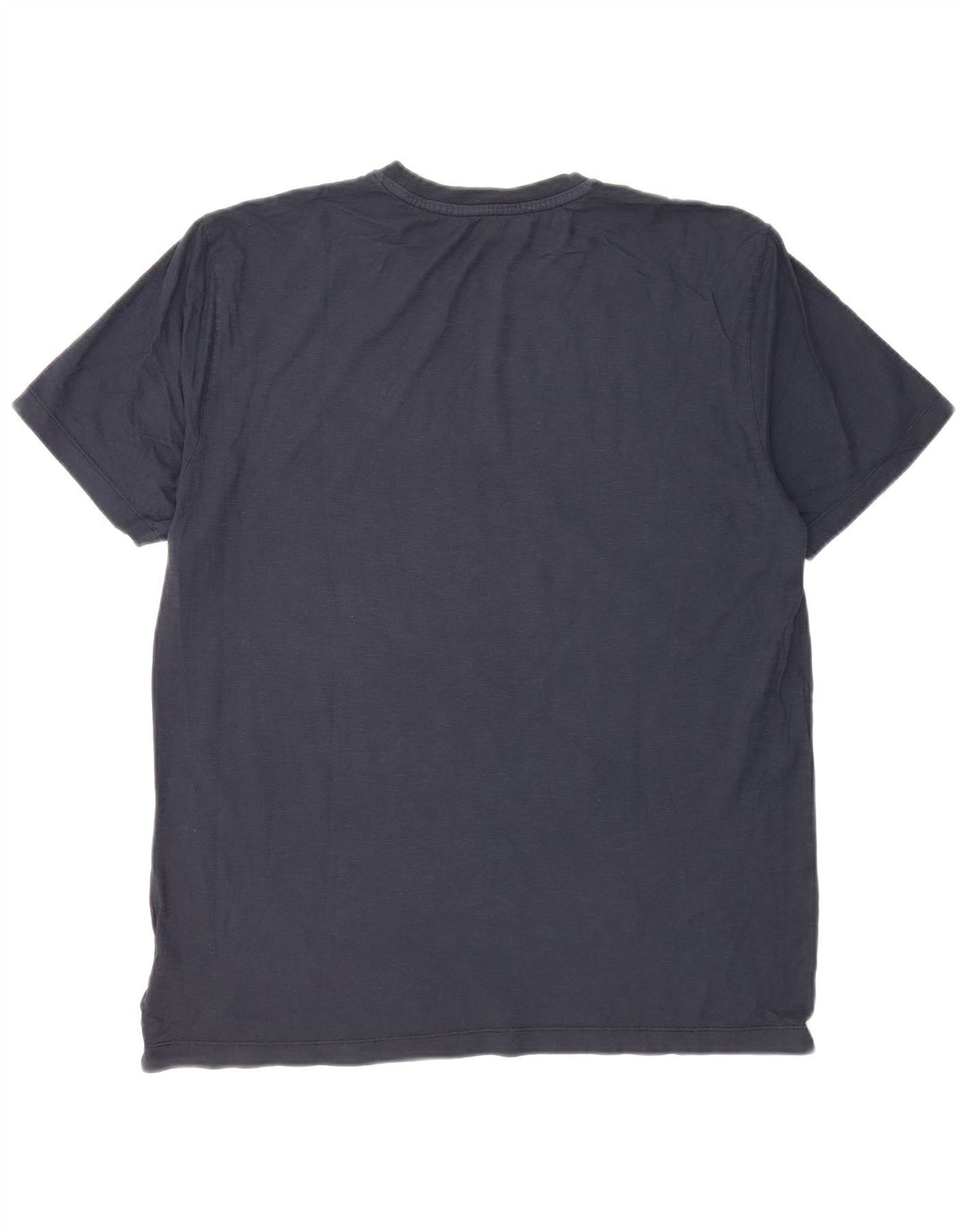 T-shirt grafica da uomo Blauer Top XL in cotone blu navy