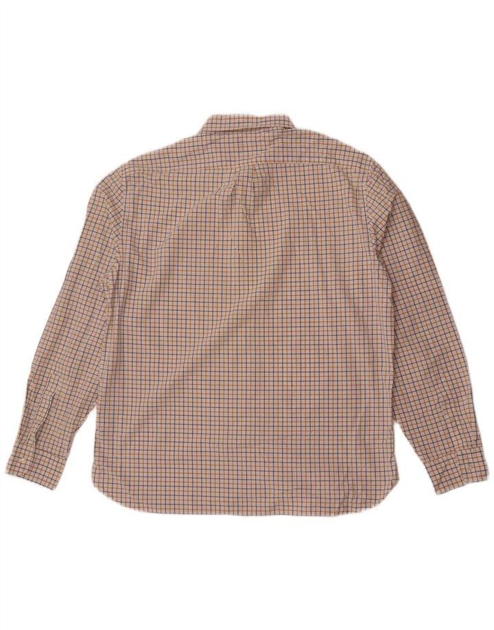 Camicia da uomo J. Crew vestibilità classica XL cotone a quadri bianchi