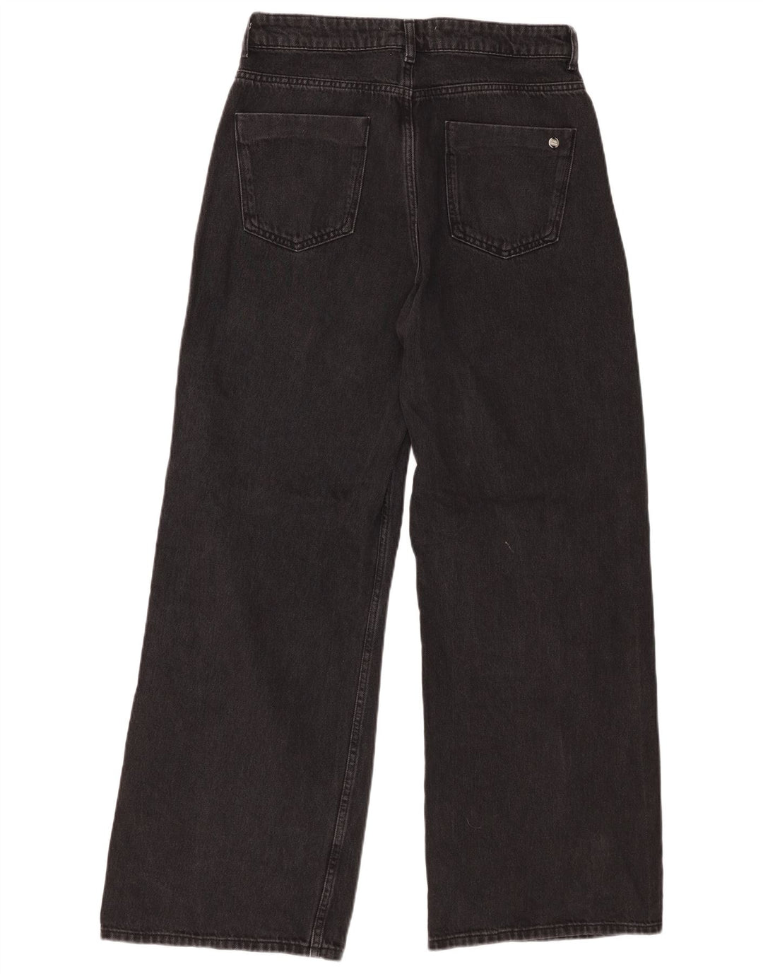 Jeans Zara da donna a gamba larga EU 40 medio W30 L31 neri