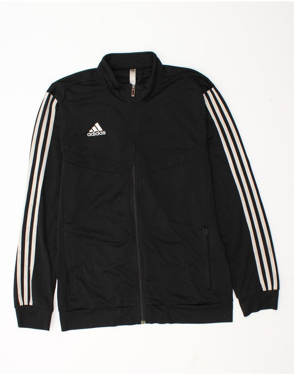 Tuta intera da uomo Adidas Large nera in poliestere