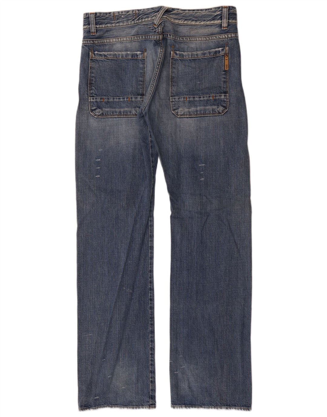 Jeans dritti da uomo Gas W34 L34 in cotone blu