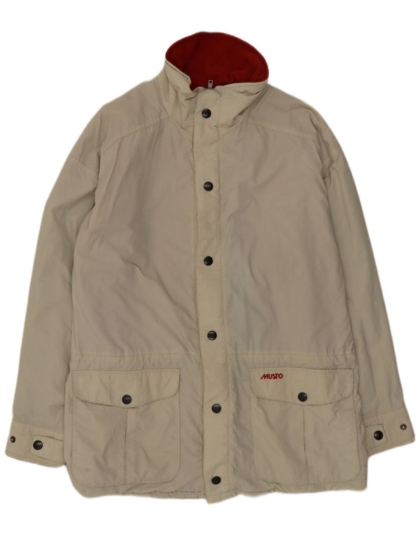 Giacca a vento da uomo Musto UK 38 Poliestere beige medio