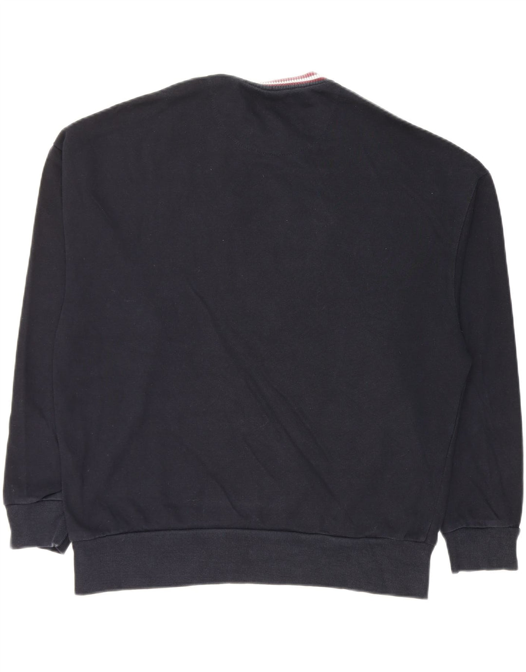 Felpa grafica da uomo Zara in cotone medio blu navy