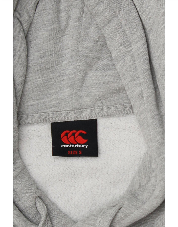 Maglione con cappuccio grafico da uomo CANTERBURY piccolo grigio