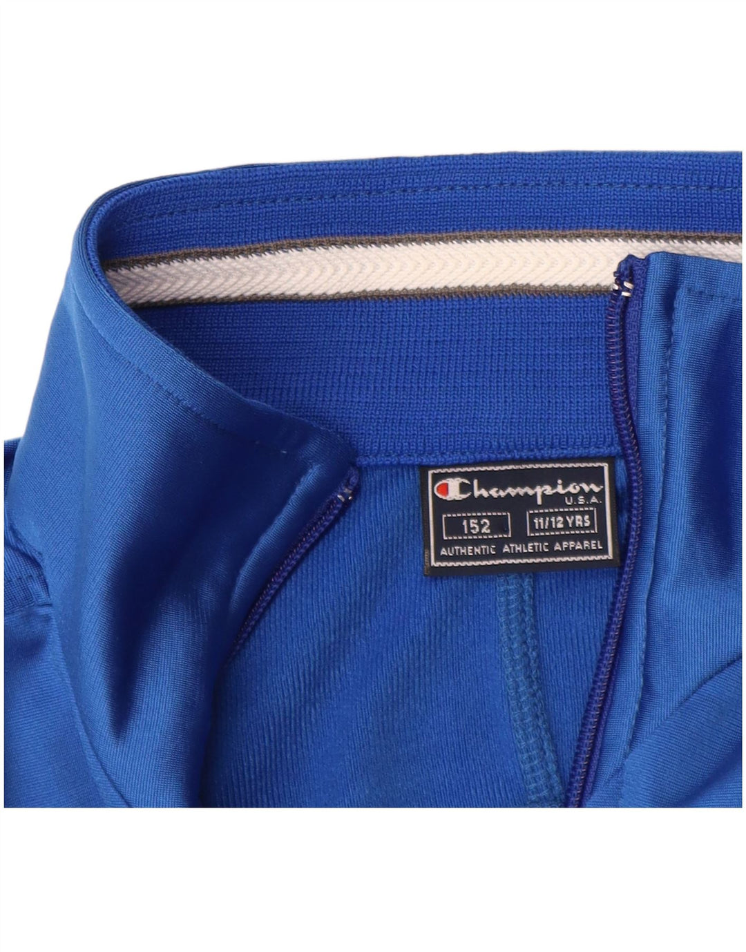 Giacca da tuta grafica da ragazzo CHAMPION 11-12 anni in poliestere blu