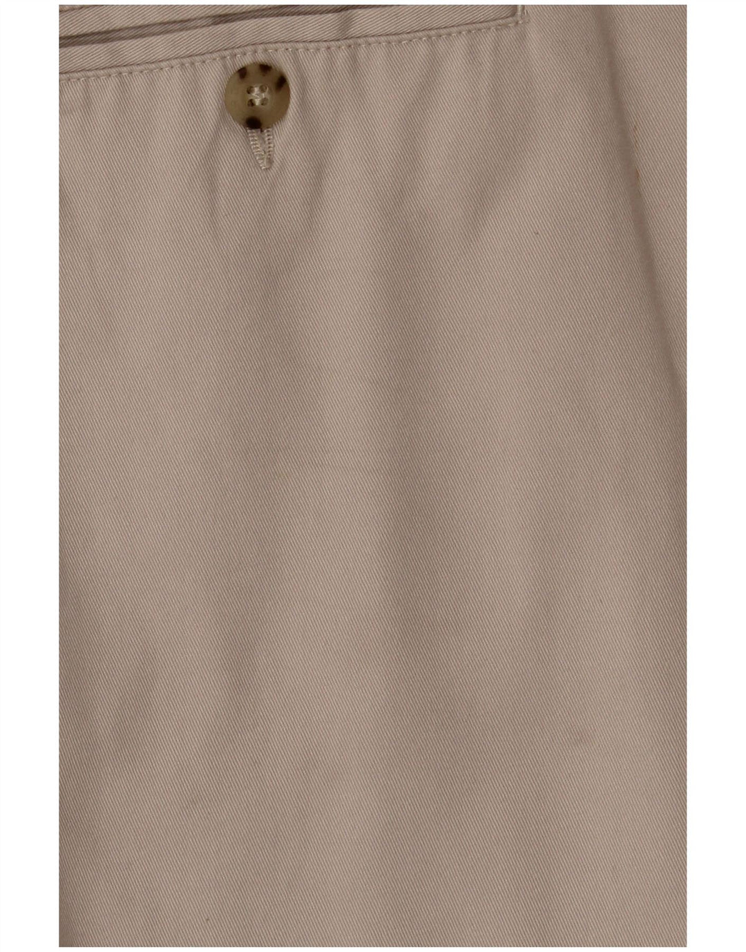 DOCKERS Pantaloncini chino con pegging da uomo W36 Large in cotone beige