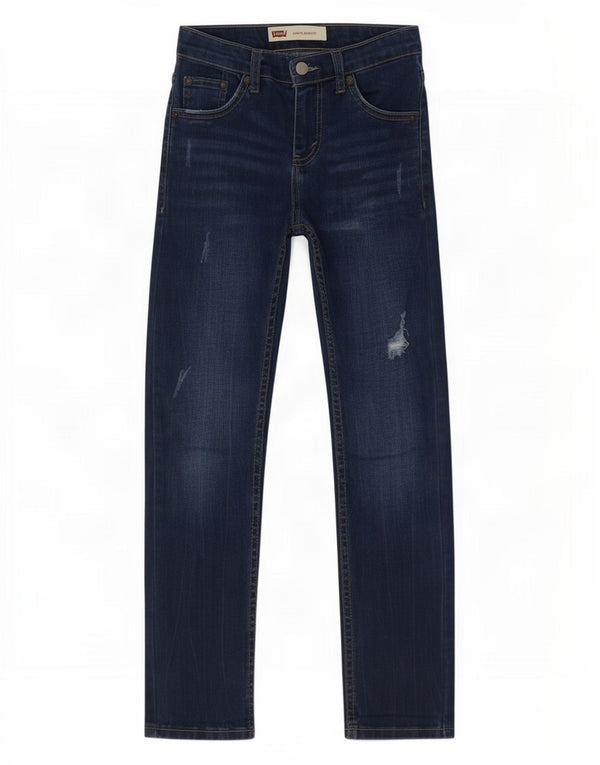Levi's Ragazzi 510 Jeans skinny effetto invecchiato 9-10 anni W26 L27 Cotone blu
