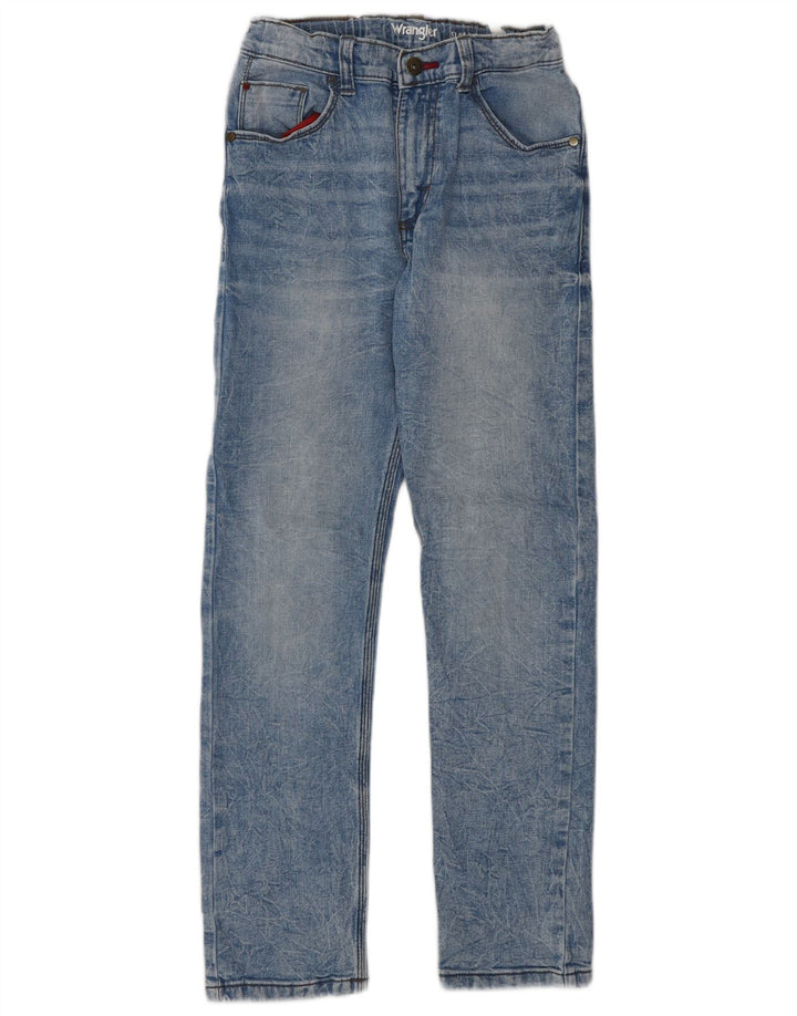 Jeans slim da ragazzo Wrangler 7-8 anni W26 L28 Blu