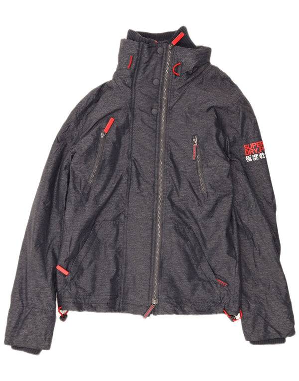 Giacca a vento Windtrekker da donna Superdry UK 10 Small Nylon blu navy