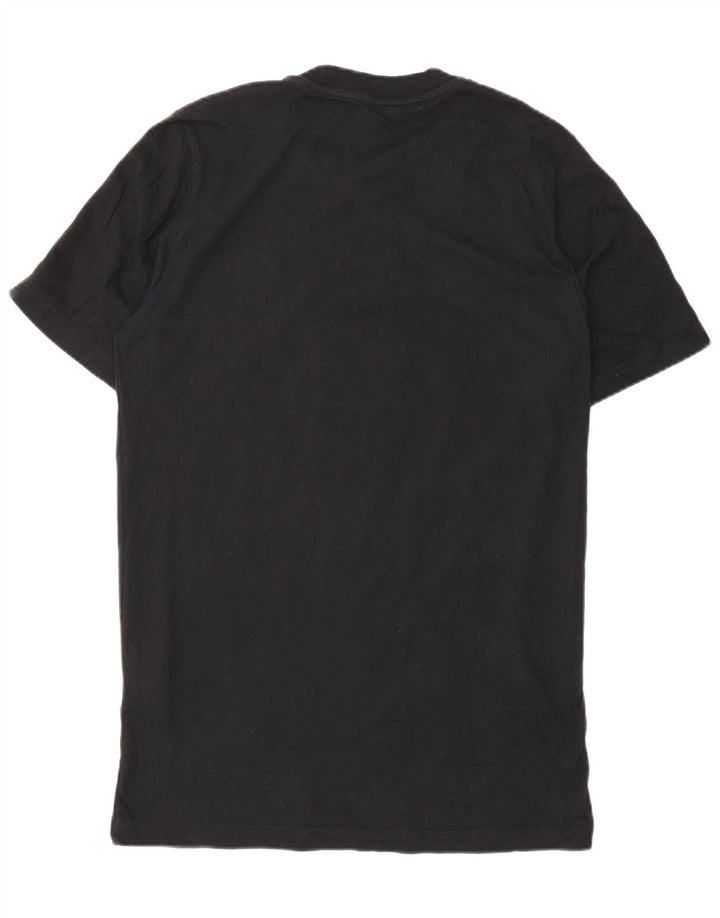 ADIDAS Mens T-Shirt Top Small Black Cotton