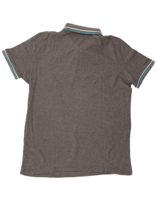 Polo da uomo Lotto XL in cotone grigio