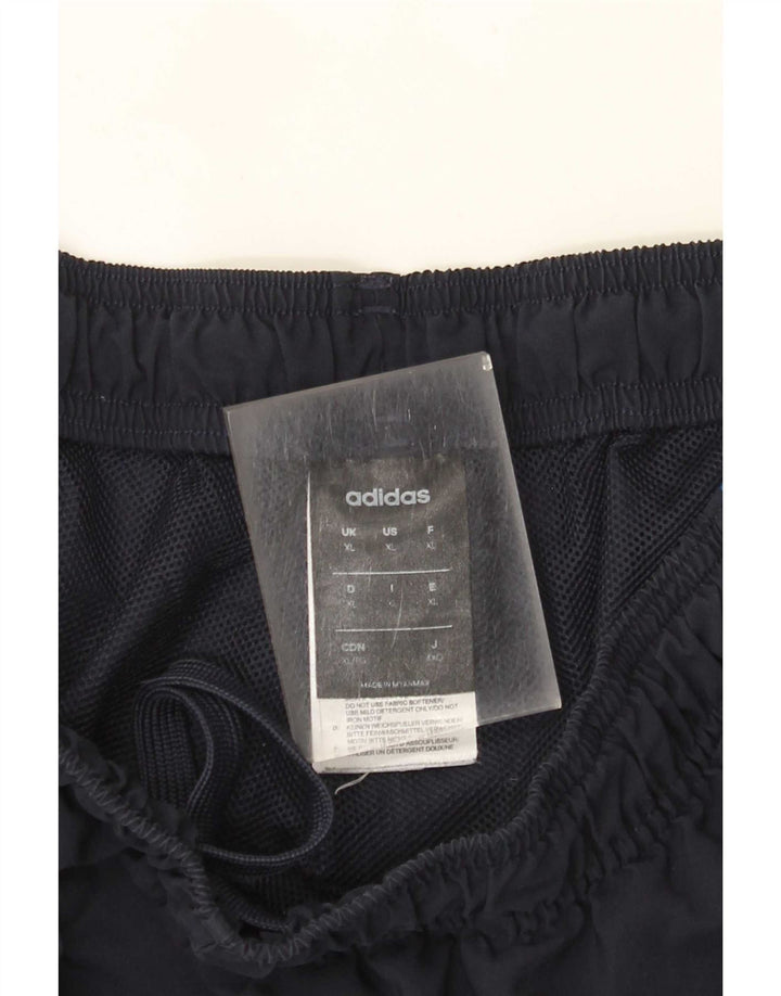 Pantaloncini sportivi da uomo Adidas XL blu navy in poliestere