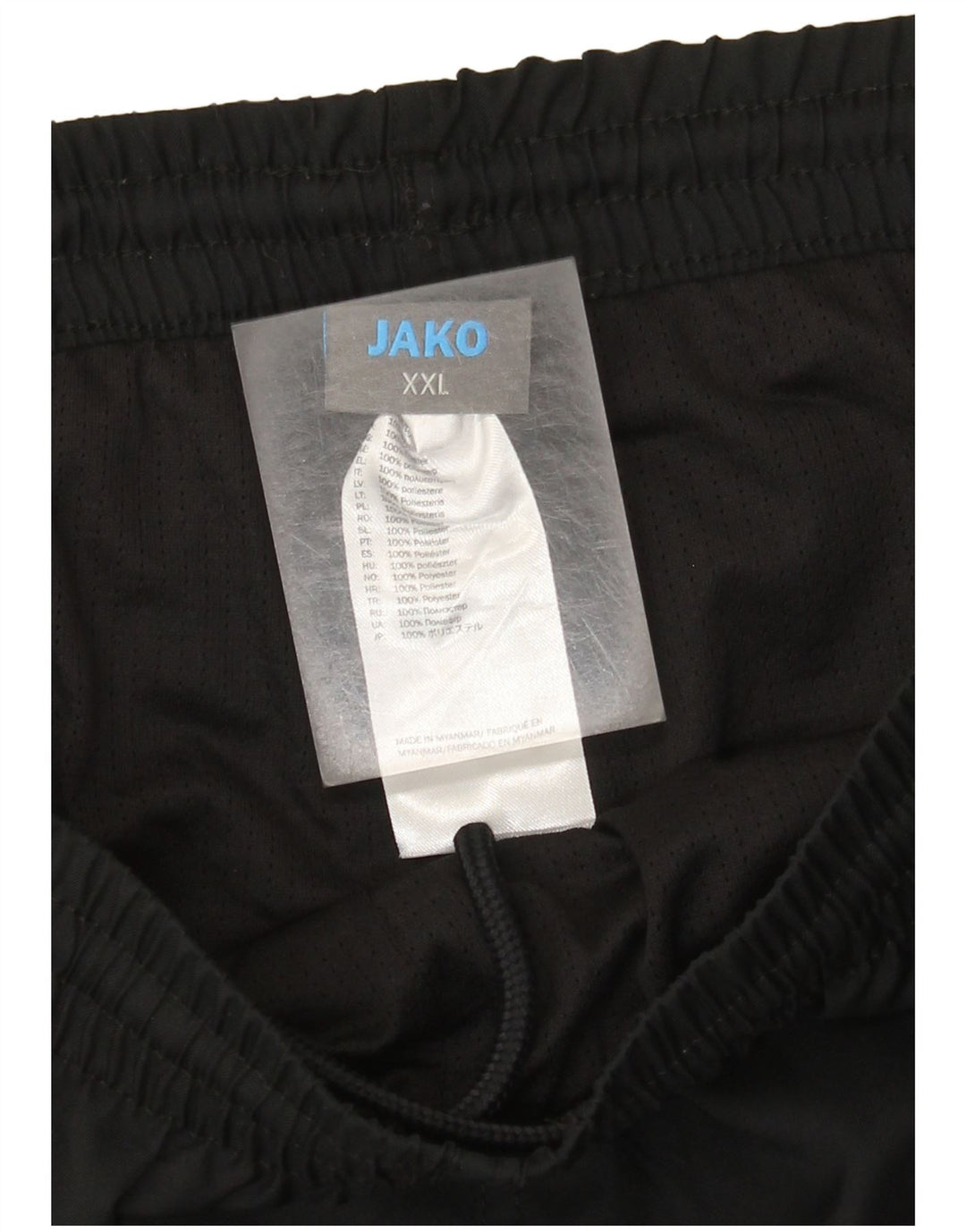 Pantaloni da tuta da uomo Jako 2XL W42 L32 poliestere nero