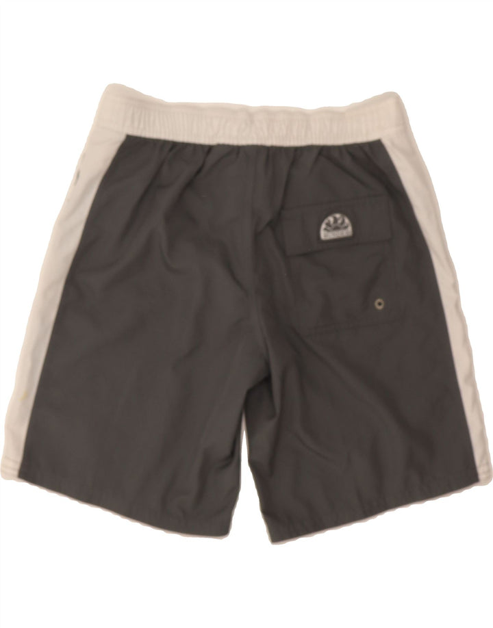 SUNDEK Mens Graphic Swimwear Medium  Grey Colourblock Polyester Vintage Sundek and Second-Hand Sundek from Messina Hembry 