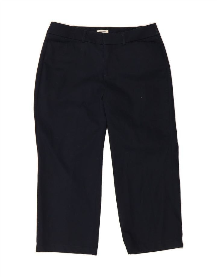 DOCKERS Womens Curvy Mid Rise Capri Trousers US 8 Medium W30 L23 Navy Blue Vintage Dockers and Second-Hand Dockers from Messina Hembry 