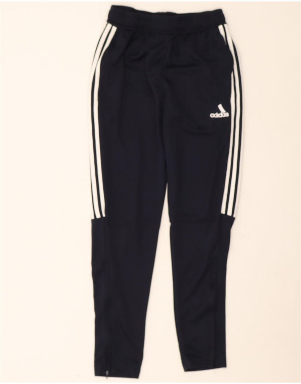 Pantaloni da tuta Adidas Aeroready da uomo medio poliestere blu navy