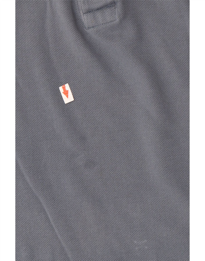 Polo da uomo Lacoste taglia 6 XL in cotone grigio