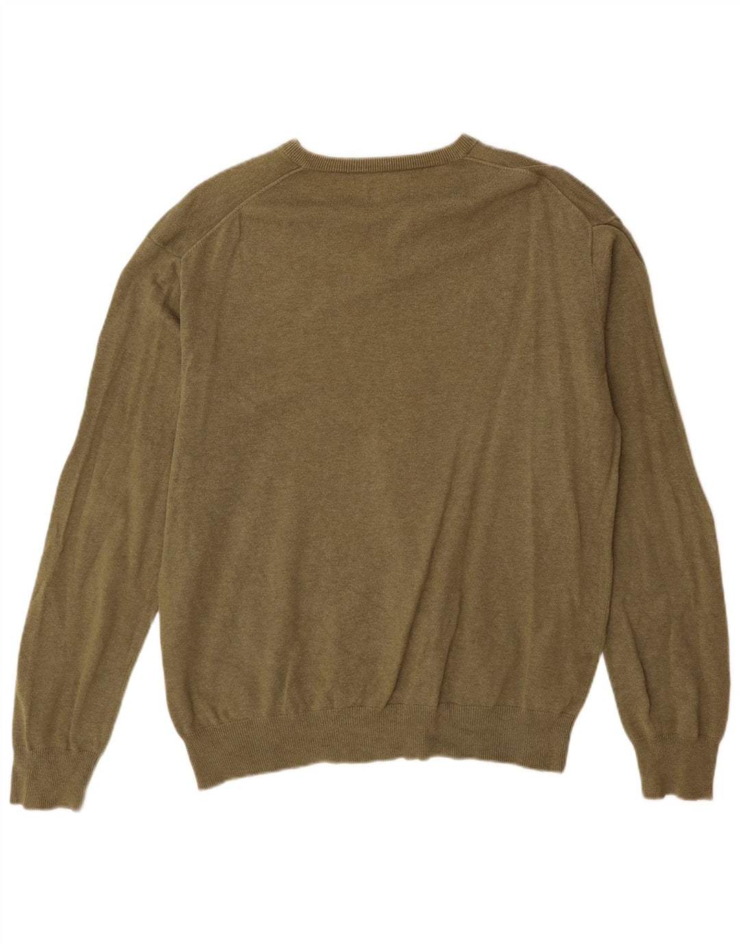 Gant Maglione da uomo con scollo a V XL in cotone kaki
