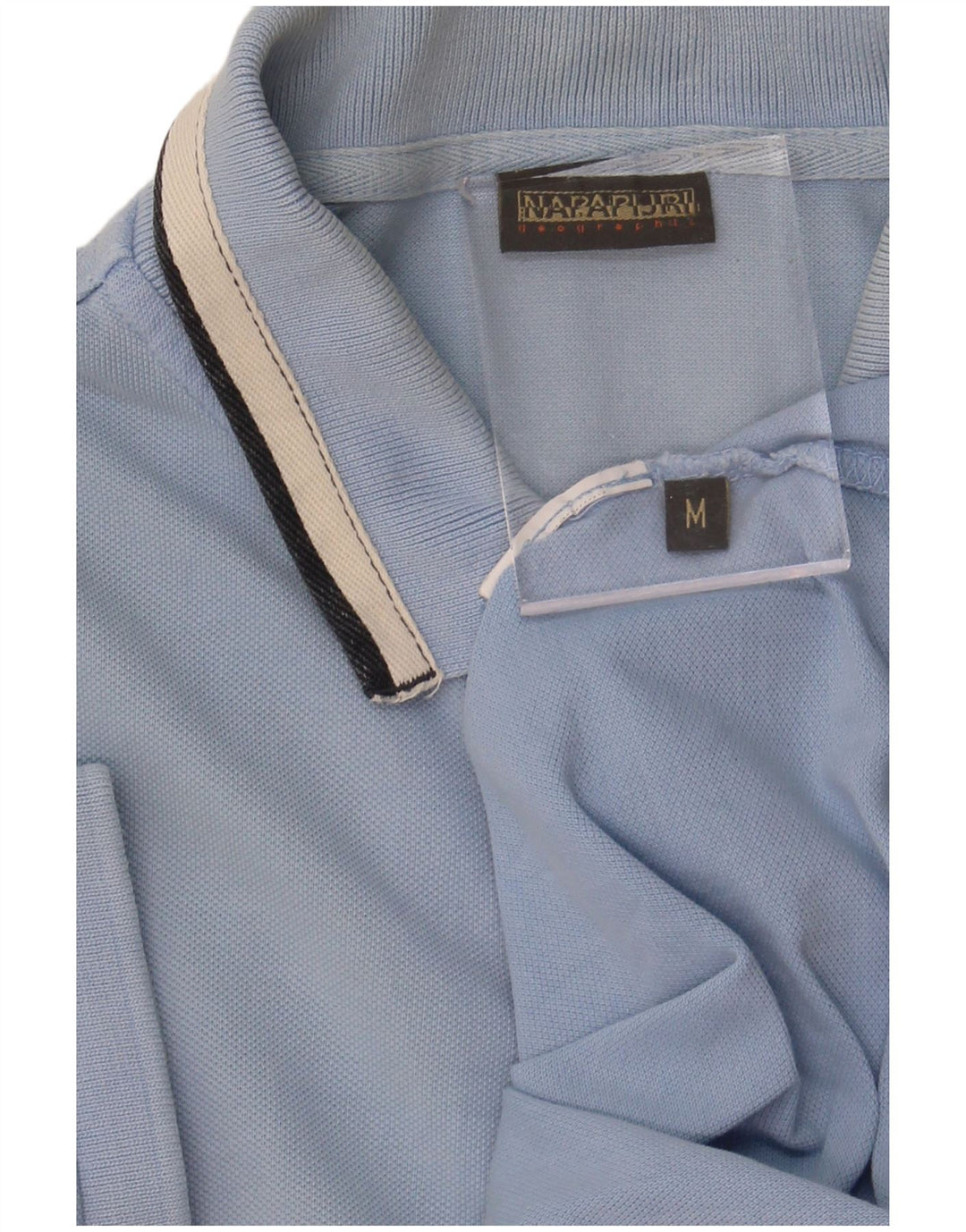 NAPAPIJRI Mens Polo Shirt Medium Blue