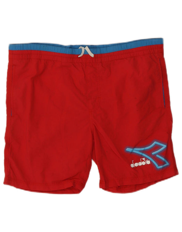 DIADORA Graphic Pantaloncini da Bagno Bambino 13-14 Anni 2XL Rosso Nylon