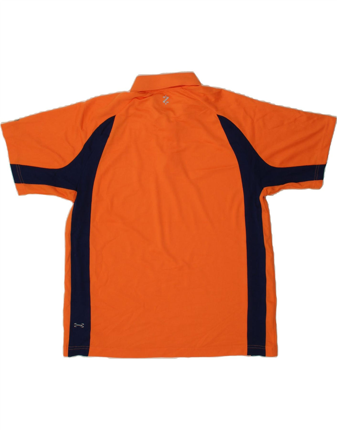 IZOD Mens Polo Shirt XL Orange Colourblock Polyester Vintage Izod and Second-Hand Izod from Messina Hembry 