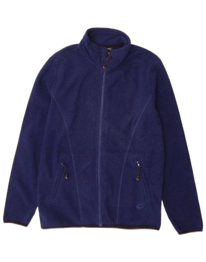 Giacca in pile da donna Lotto UK 10 Small Blu Navy Poliestere
