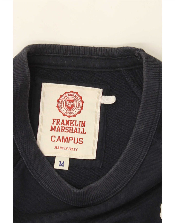 Felpa da uomo Franklin Marshall, maglione medio, blu navy