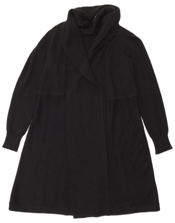 Maglione cardigan aperto lungo da donna Phase Eight UK 12 medio nero